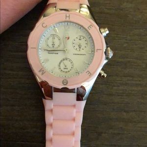 Pink Sports Michele Watch